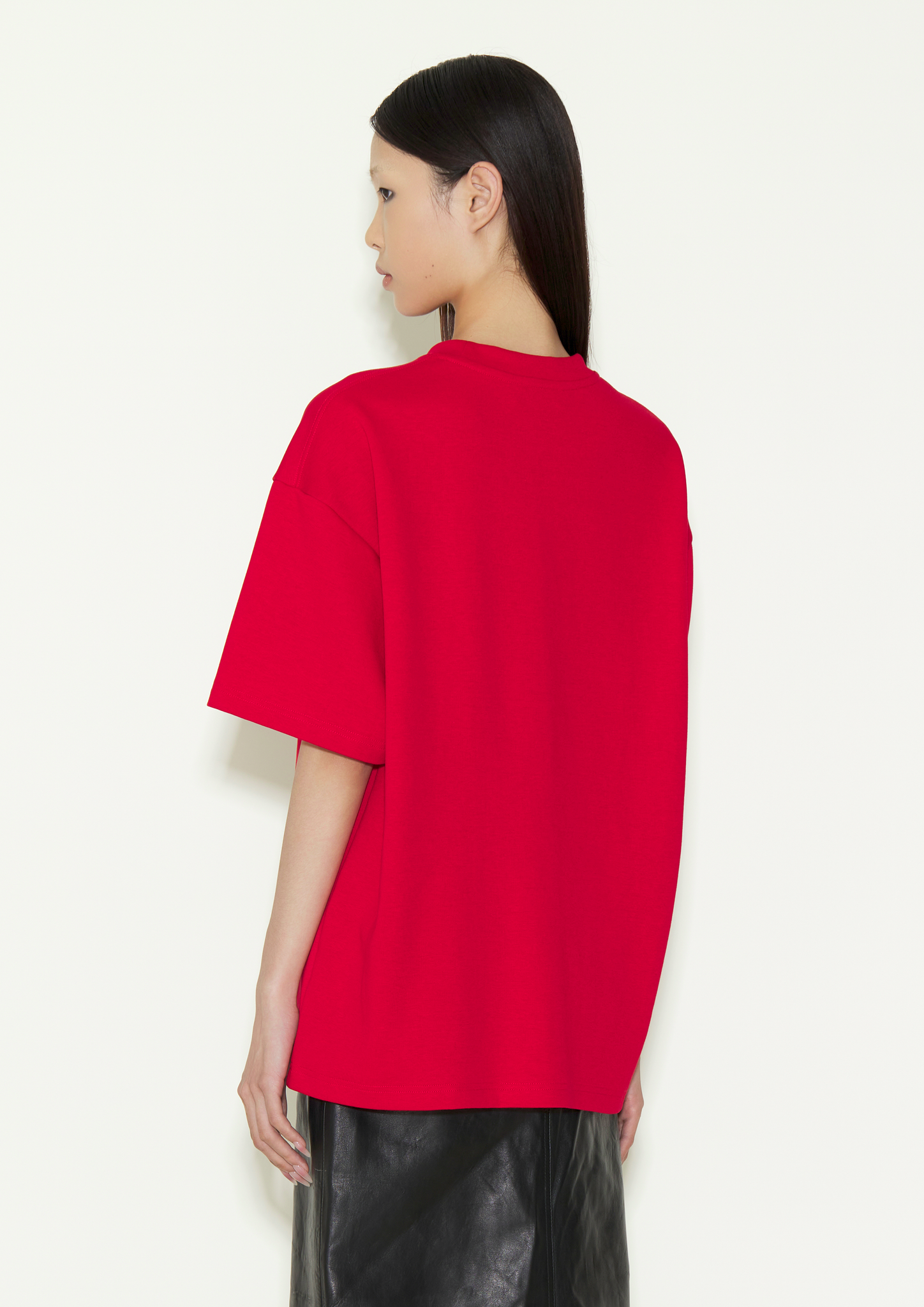 Red punk bear oversize T-shirt