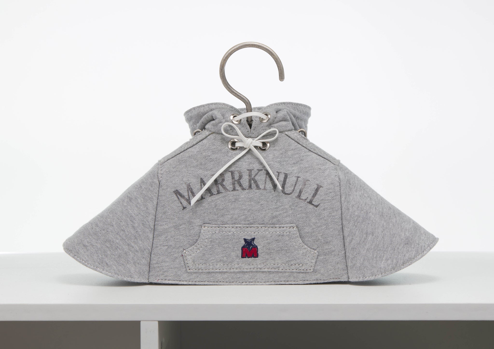 Grey hoodie bag