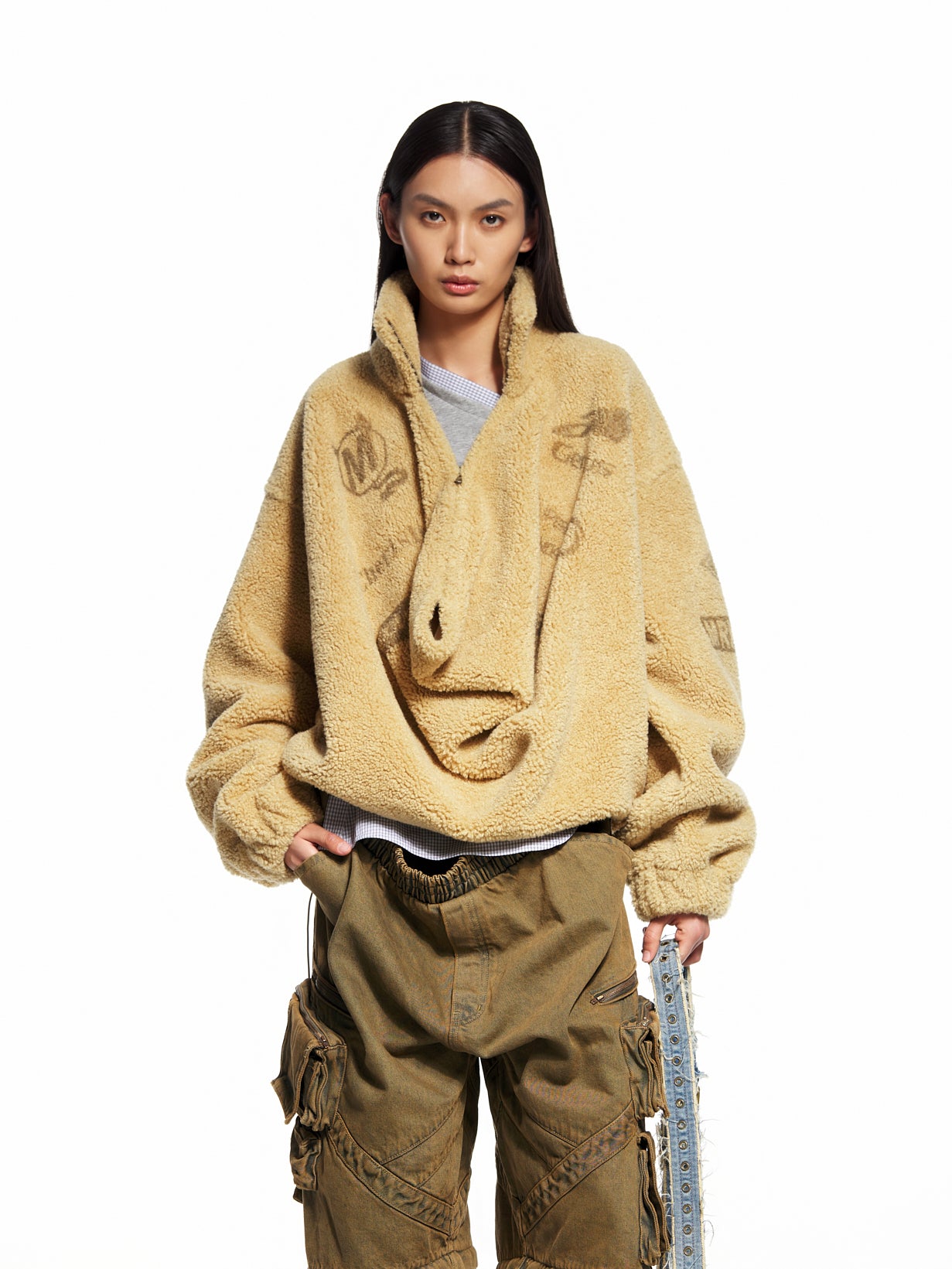 Draped Stand-Collar Jacket – MARRKNULL