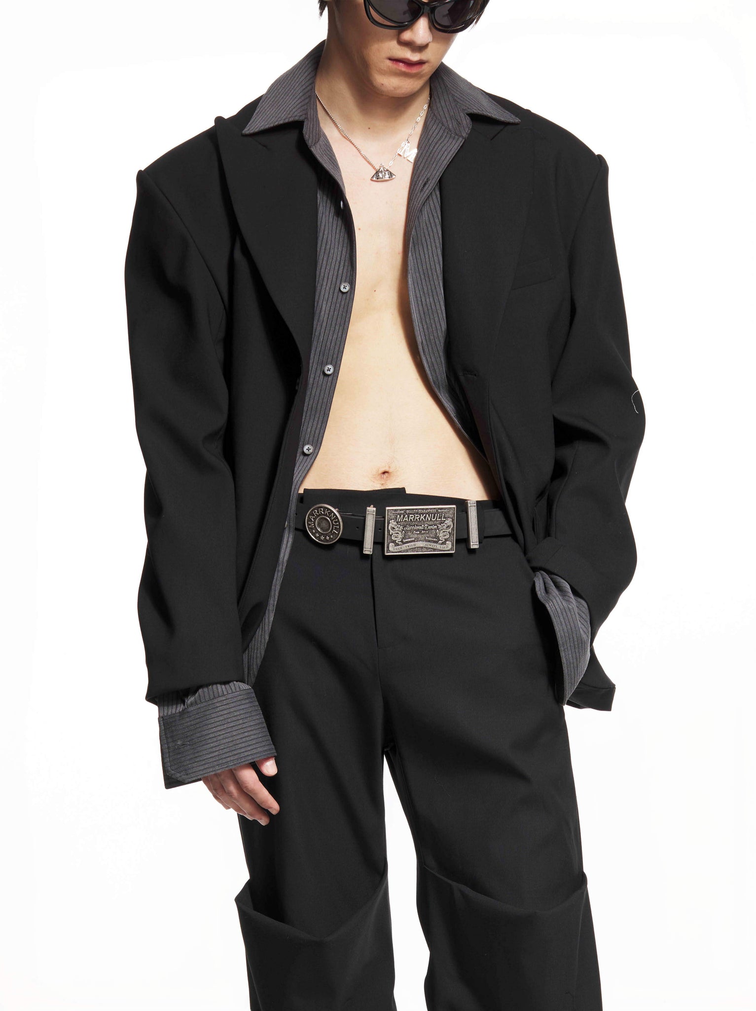 Faux Two-Piece Blazer