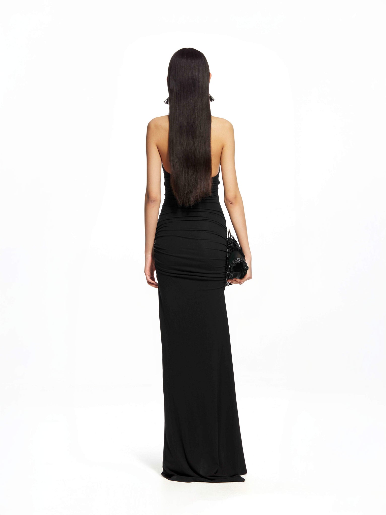 Wrap Halterneck Dress