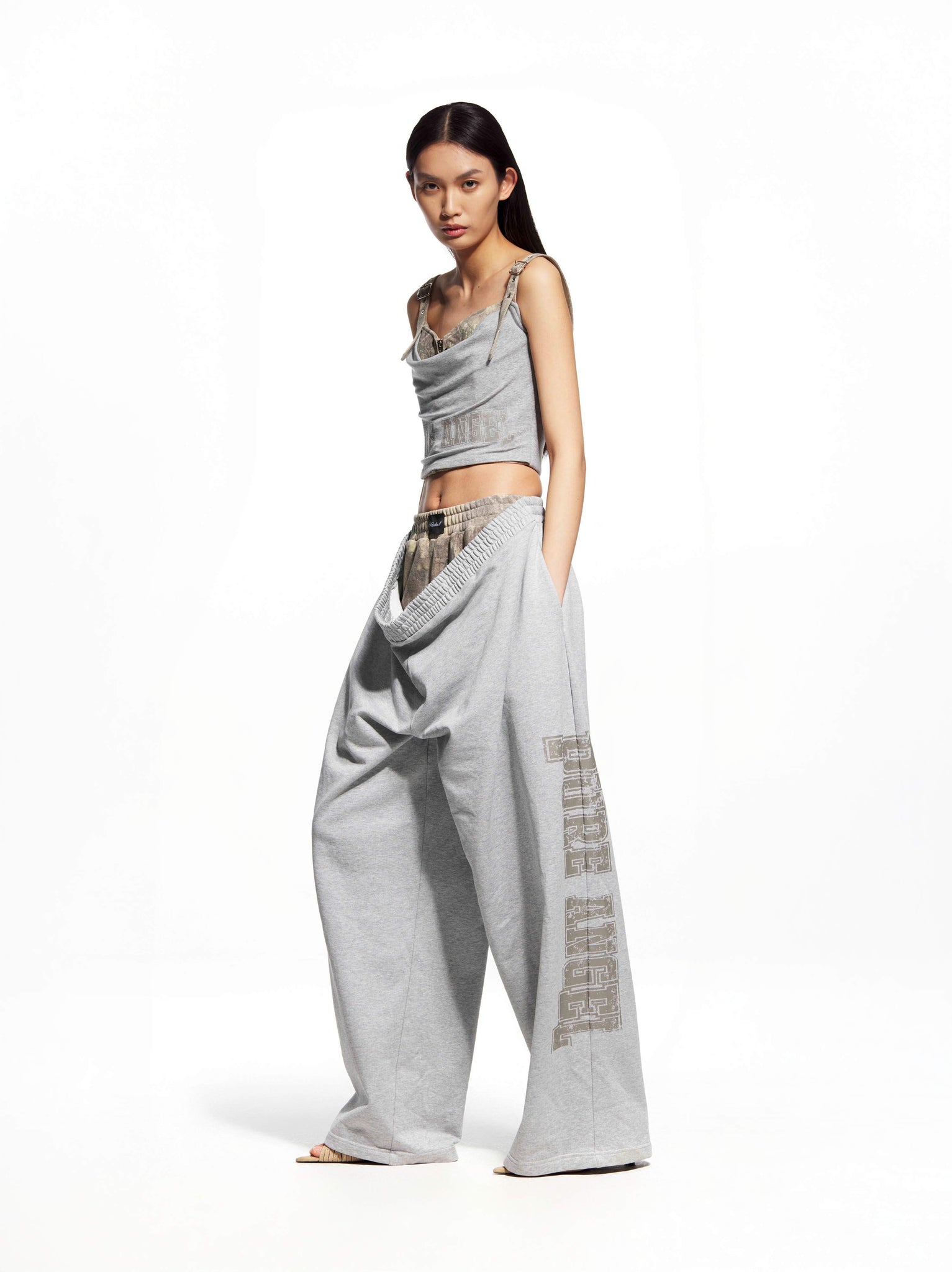 Double Wais Printed Joggers