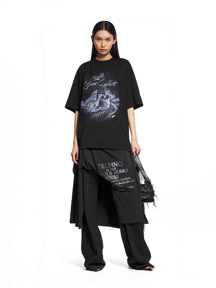 Draped Athletic Pants