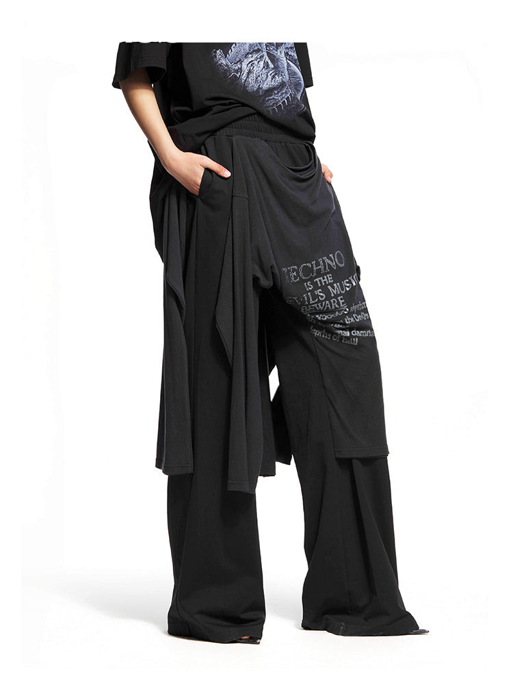 Draped Athletic Pants