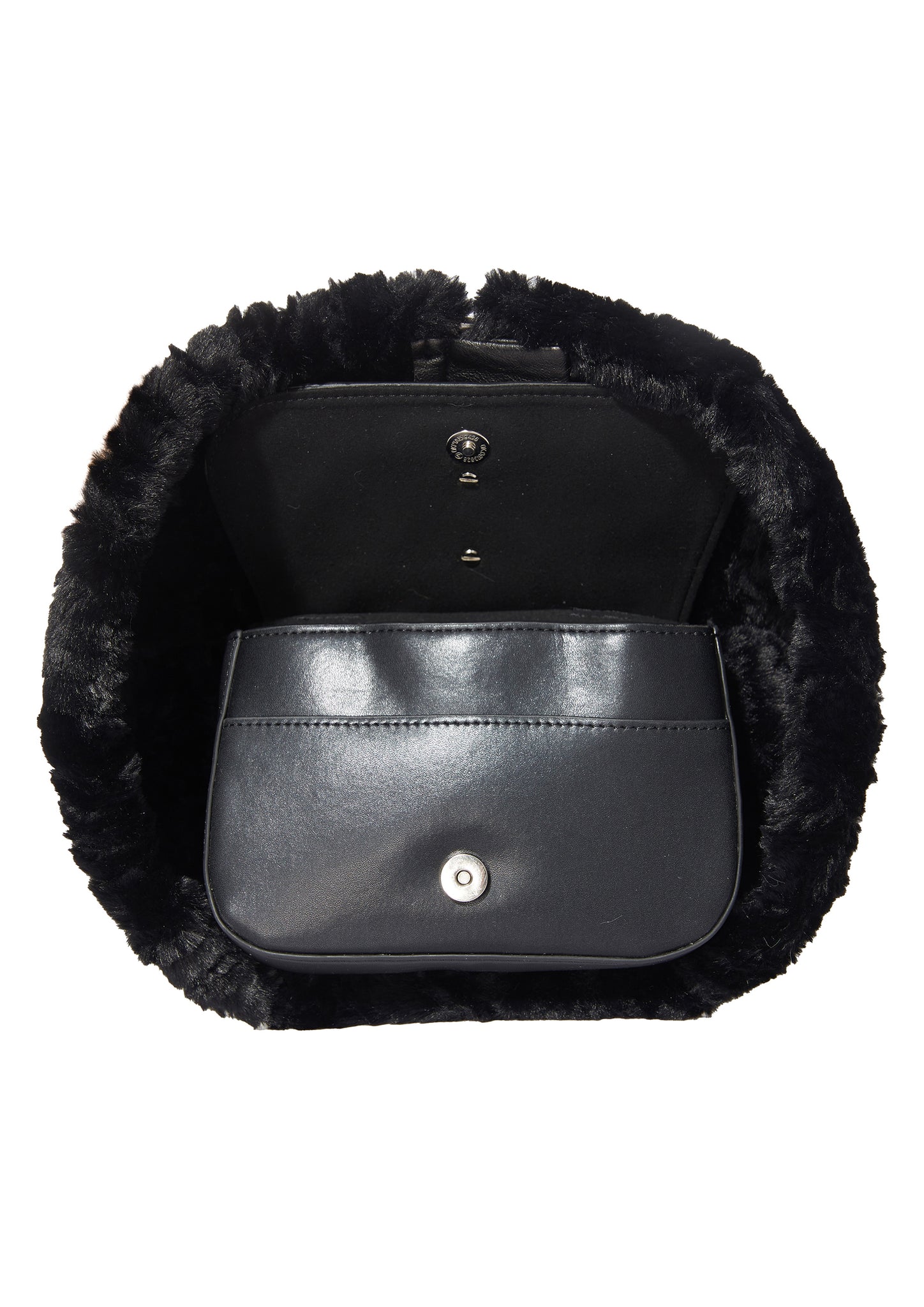 SMALL SIZE FUR JACKET BAG IN BLACK