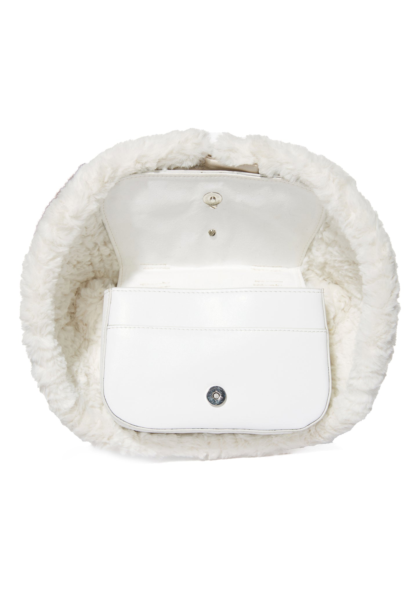 SMALL SIZE FUR JACKET BAG WHITE