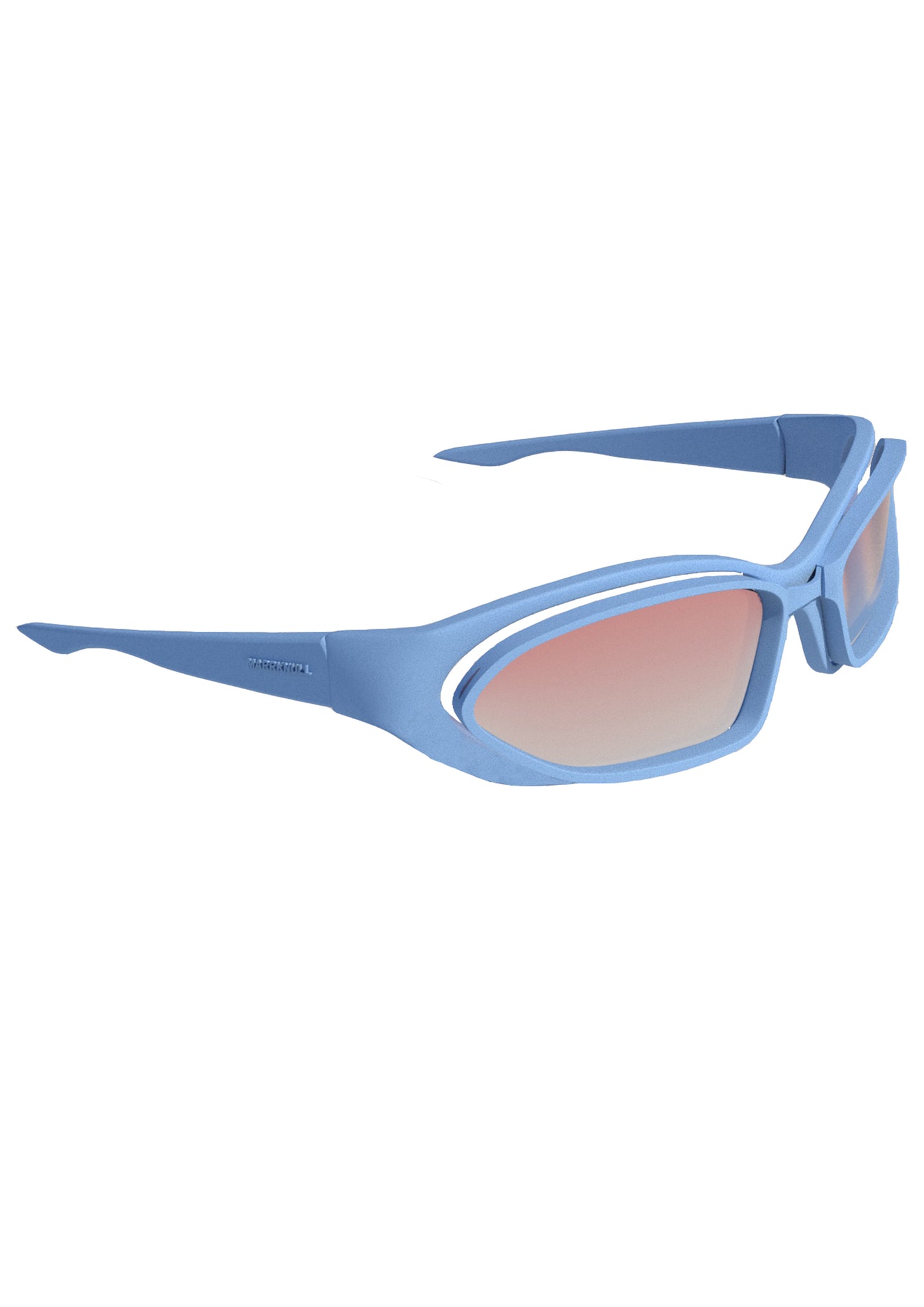 SOFT PEOPLE AREA JOINTLY-DESIGNED DOUBLE RIM SUNGLASSES BLUE
