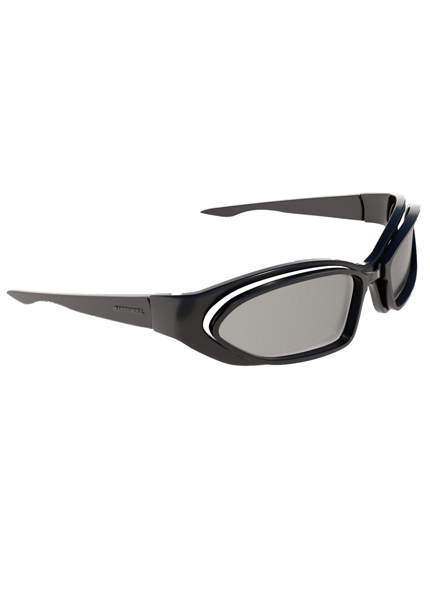 SOFT PEOPLE AREA JOINTLY-DESIGNED DOUBLE RIM SUNGLASSES BLACK